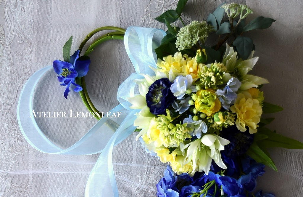 アーティフィシャルフラワーブーケ　｜アトリエレモンリーフ