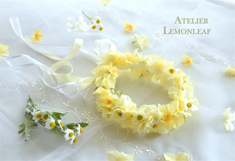 花かんむり　黄色｜アトリエレモンリーフ