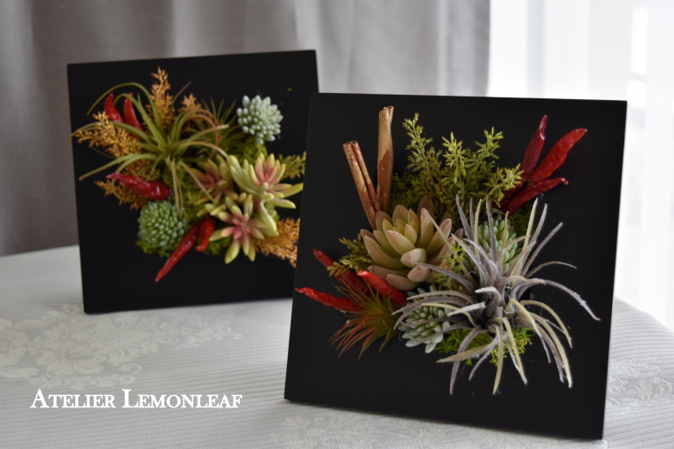 多肉植物　アレンジ　アトリエレモンリーフ　スタンドアップ