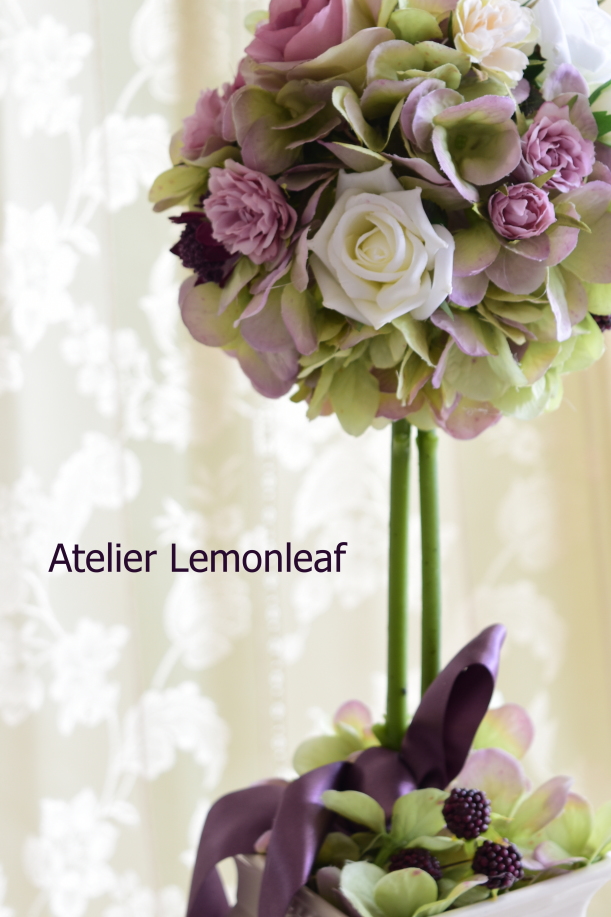 アトリエレモンリーフ　トピアリー　レッスン　あじさい　正面画像