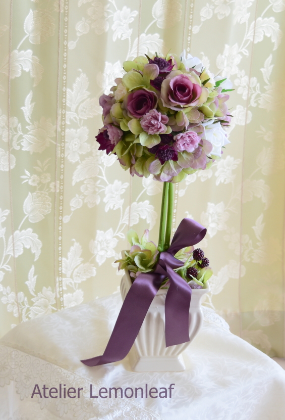 アトリエレモンリーフ　トピアリー　レッスン　あじさい　正面画像2