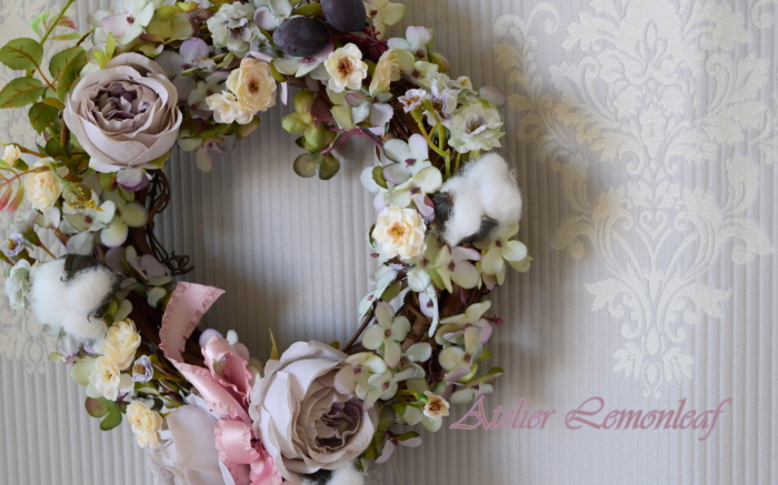 アトリエレモンリーフ　リース　クリスマスアレンジ　