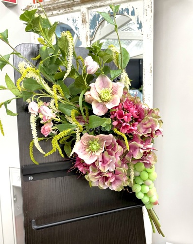 アーティフィシャルフラワー　葡萄が揺れる花束　｜アトリエレモンリーフ