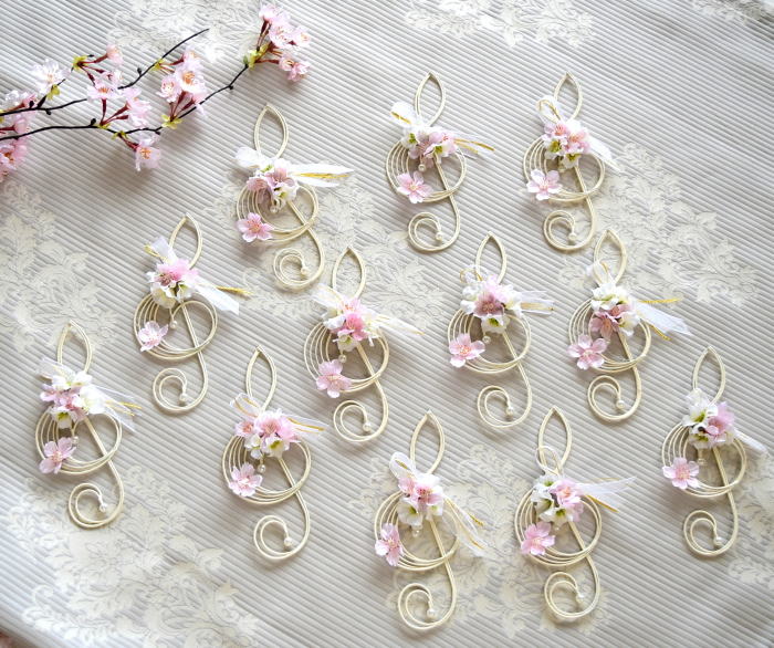 ピアノ発表会　お子様ギフト　アーティフィシャルフラワーアレンジ　｜アトリエレモンリーフ