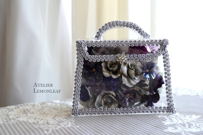 バックアレンジ、ペットフラワー　ペット素材　　アーティフィシャルフラワー　2｜アトリエレモンリーフ　