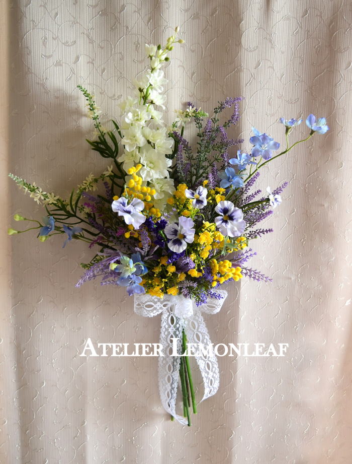 アーティフィシャルフラワー　花束　ブーケ　魔法のアシストリング　｜アトリエレモンリーフ　