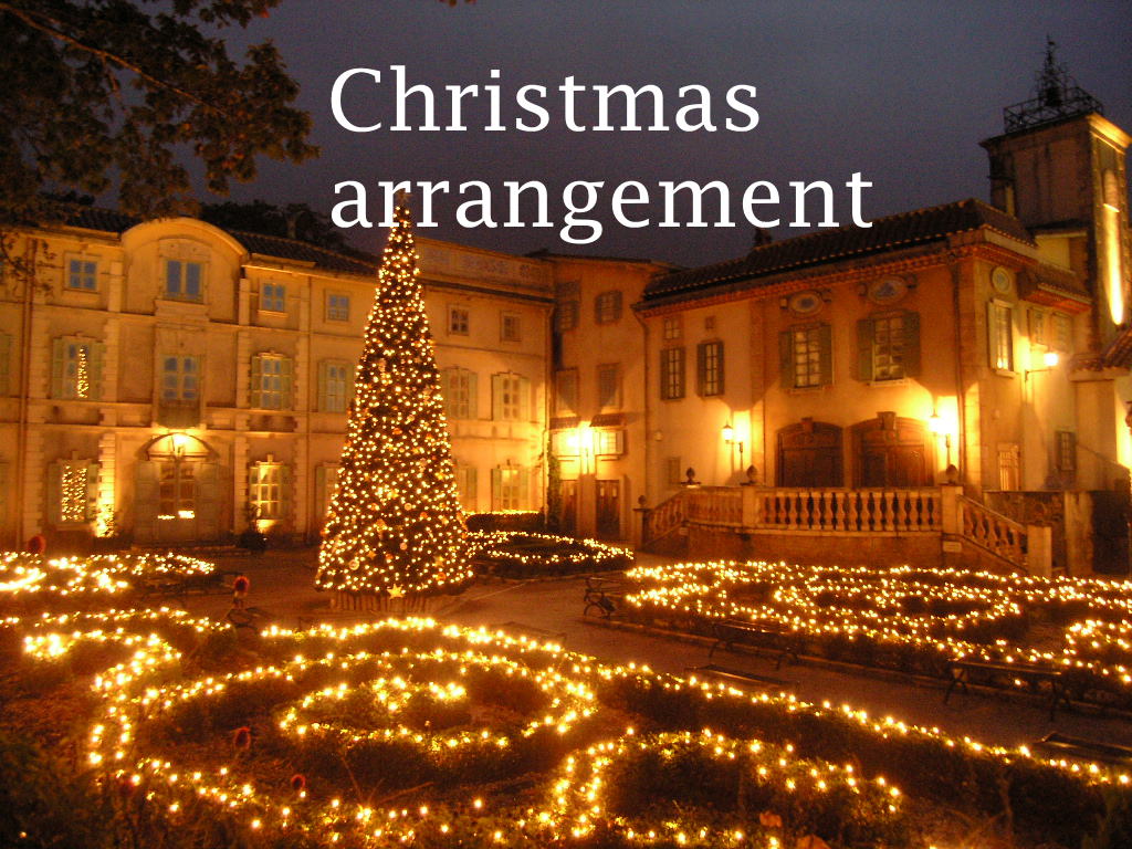 �N���X�}�X�A�����W�����g�b�A�g���G���������[�t