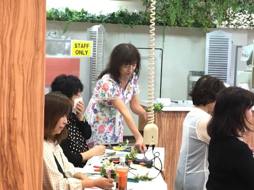 花教室 フラワー教室 教室運営セミナー 東京堂 セミナー風景1|アトリエレモンリーフ