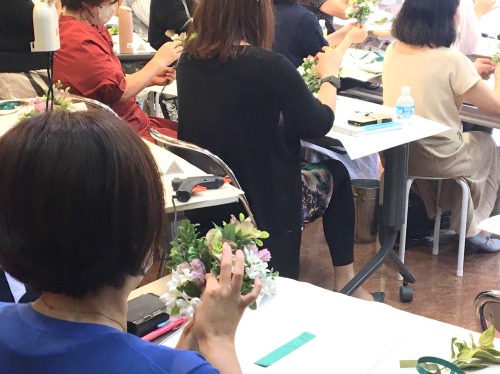 花教室 フラワー教室 教室運営セミナー 東京堂 セミナー風景2|アトリエレモンリーフ