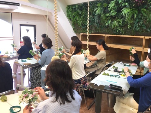花教室 フラワー教室 教室運営セミナー 東京堂 セミナー風景3|アトリエレモンリーフ