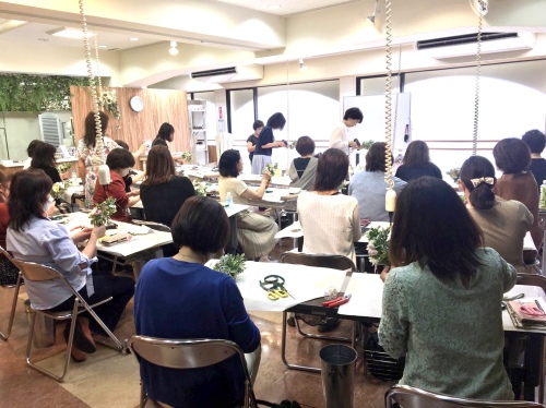 花教室 フラワー教室 教室運営セミナー 東京堂 セミナー風景11|アトリエレモンリーフ