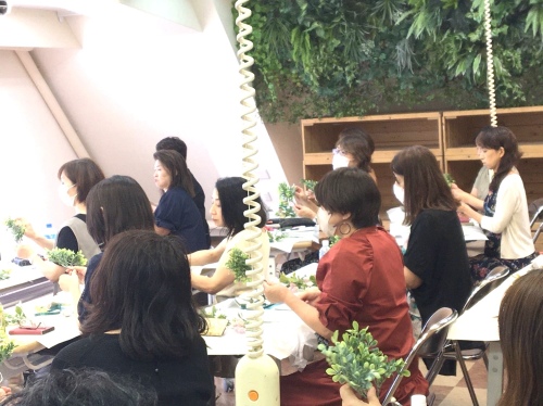 花教室 フラワー教室 教室運営セミナー 東京堂 セミナー風景22|アトリエレモンリーフ