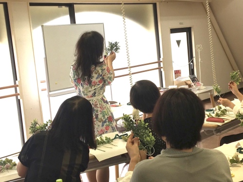 花教室 フラワー教室 教室運営セミナー 東京堂 セミナー風景12|アトリエレモンリーフ