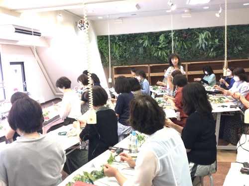 花教室 フラワー教室 教室運営セミナー 東京堂 セミナー風景23|アトリエレモンリーフ