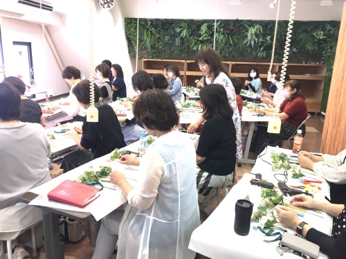 花教室 フラワー教室 教室運営セミナー 東京堂 セミナー風景13