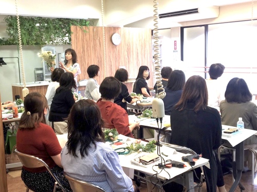 花教室 フラワー教室 教室運営セミナー 東京堂 セミナー風景24|アトリエレモンリーフ
