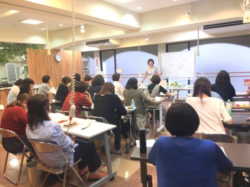 花教室 フラワー教室 教室運営セミナー 東京堂 セミナー風景|アトリエレモンリーフ