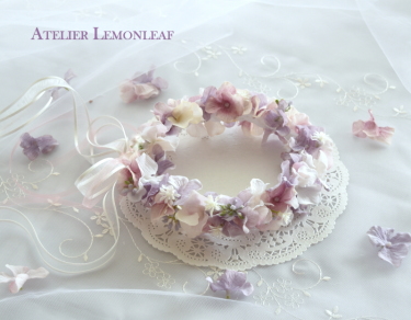 アーティフィシャルフラワーの花かんむり2　｜アトリエレモンリーフ