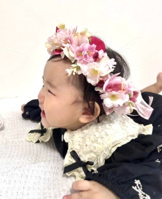 ペット、花冠、はなかんむり、花かんむり、やわらか花かんむり｜アトリエレモンリーフ　