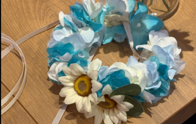 やわらか花かんむり　アーティフィシャルフラワー　花冠｜アトリエレモンリーフ　