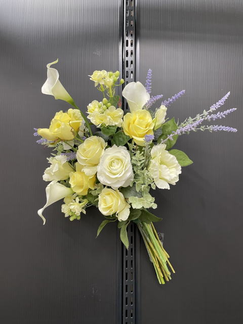 アーティフィシャルフラワー花束　イエローのバラ｜アトリエレモンリーフ　