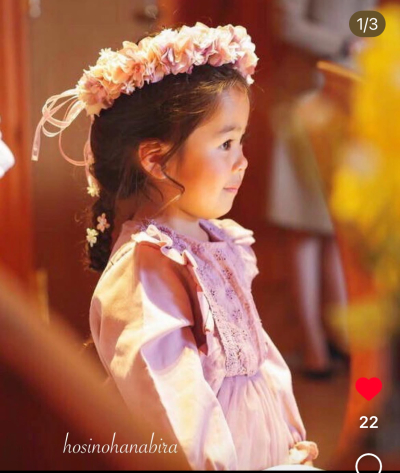 花冠　やわらか花かんむり　インストラクター　はなかんむり　1ノンワイヤー　安全　　カワイイ花かんむり　女の子　　｜アトリエレモンリーフ　